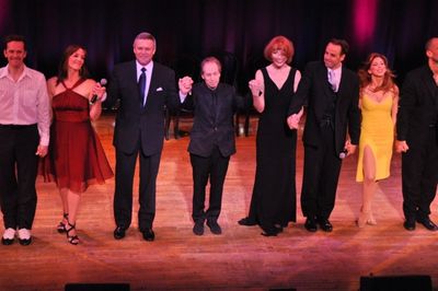Finale-Jeffry Denman, Julia Murney, Ron Raines, Scott Siegel, Karen Akers, Noah Racey Photo